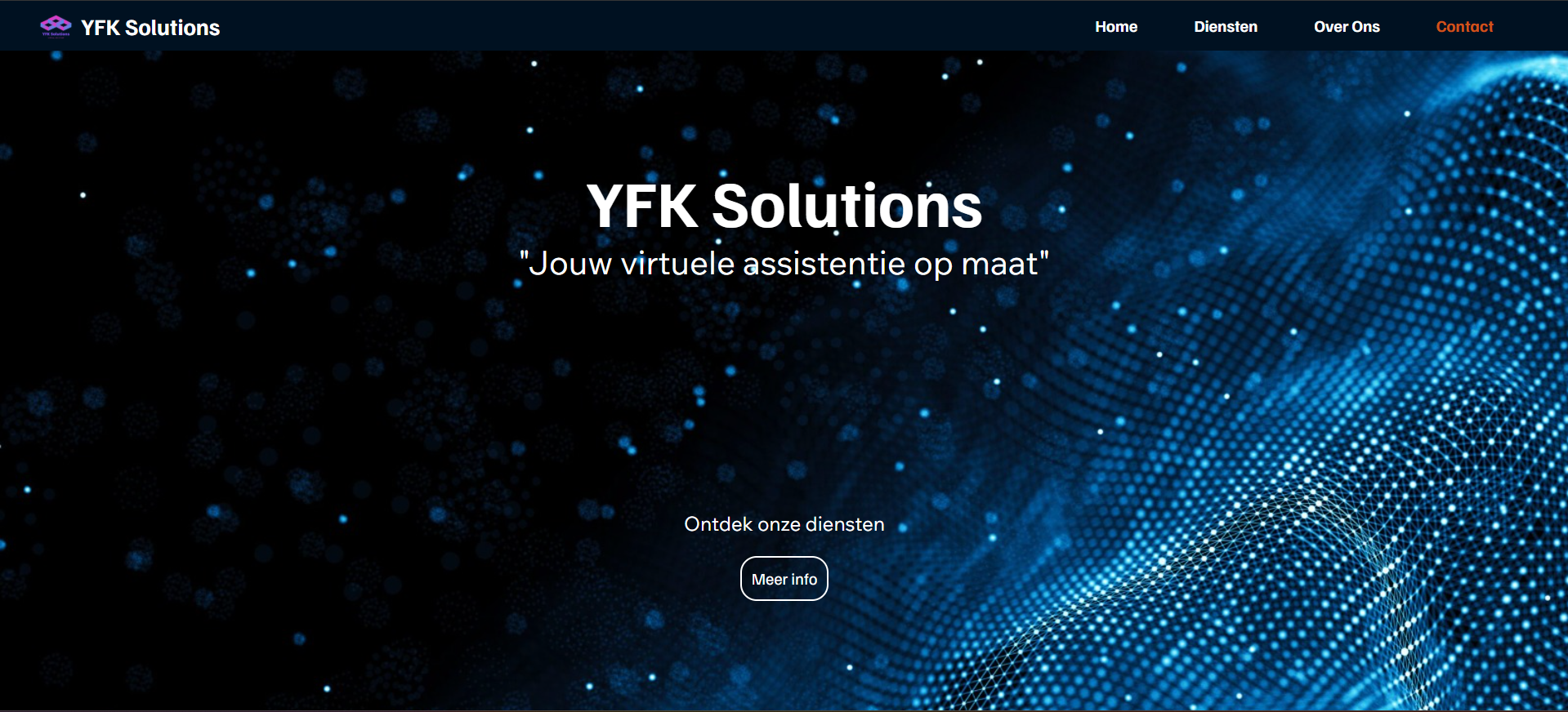 Website van YFK Solutions